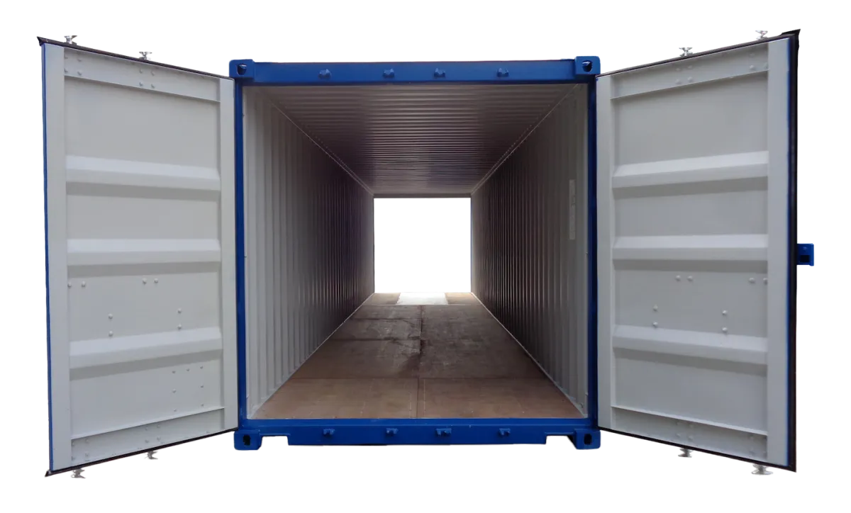 40ft one-trip shipping container