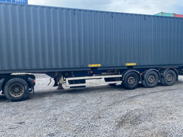 40ft High Cube Shipping Container (Gray)