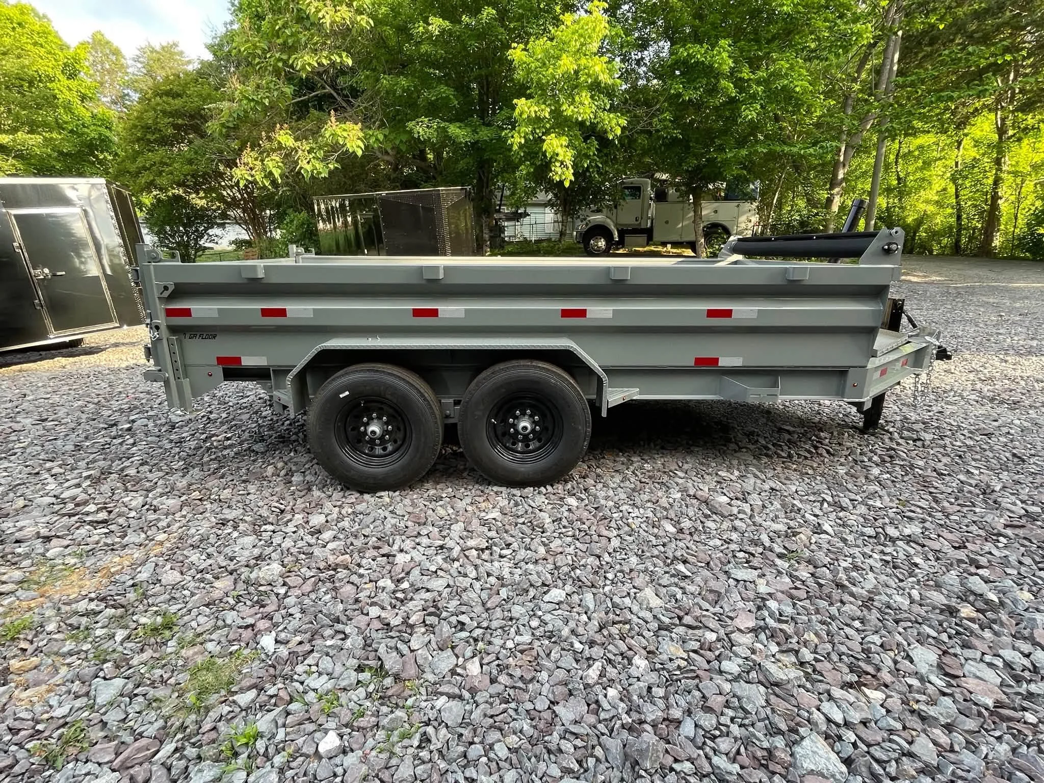 2027 7x14 14K Dump Trailer with Combo Gate, view 5